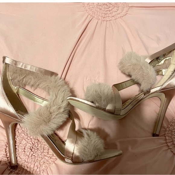 Furry Sam Edelman strappy sandals - Picture 4 of 4